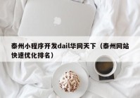 泰州小程序开发dail华网天下（泰州网站快速优化排名）