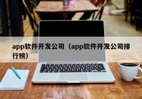 app软件开发公司（app软件开发公司排行榜）