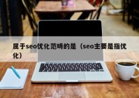 属于seo优化范畴的是（seo主要是指优化）