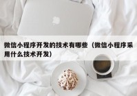 微信小程序开发的技术有哪些（微信小程序采用什么技术开发）